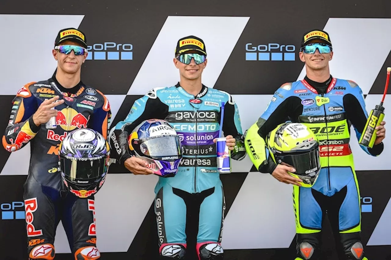 Moto3 Q2 in Aragon: David Alonso sichert sich Pole!