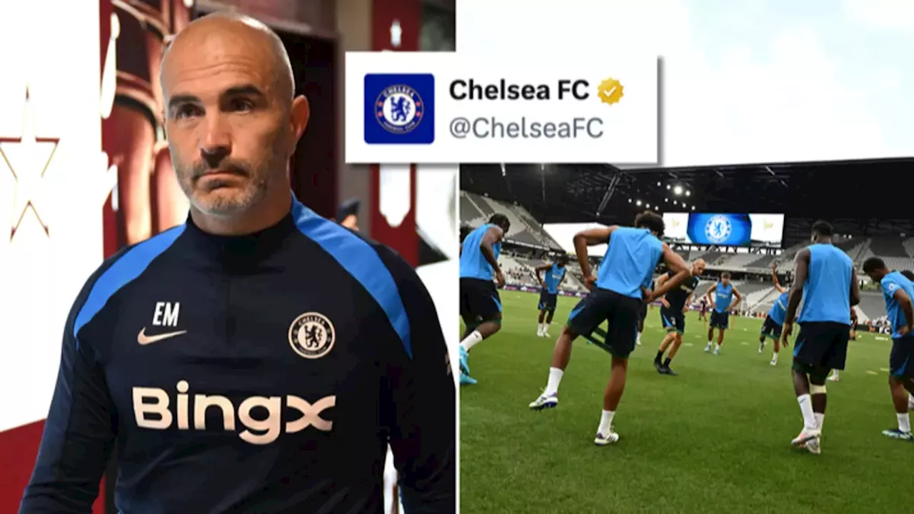 Chelsea are yet to announce player's exit on social media despite permanent transfer