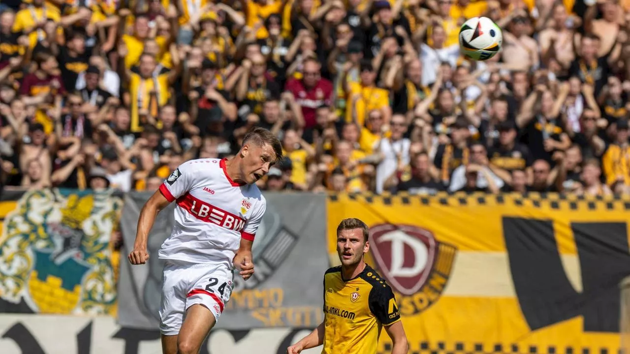 In Unterzahl: VfB Stuttgart II unterliegt Dynamo Dresden