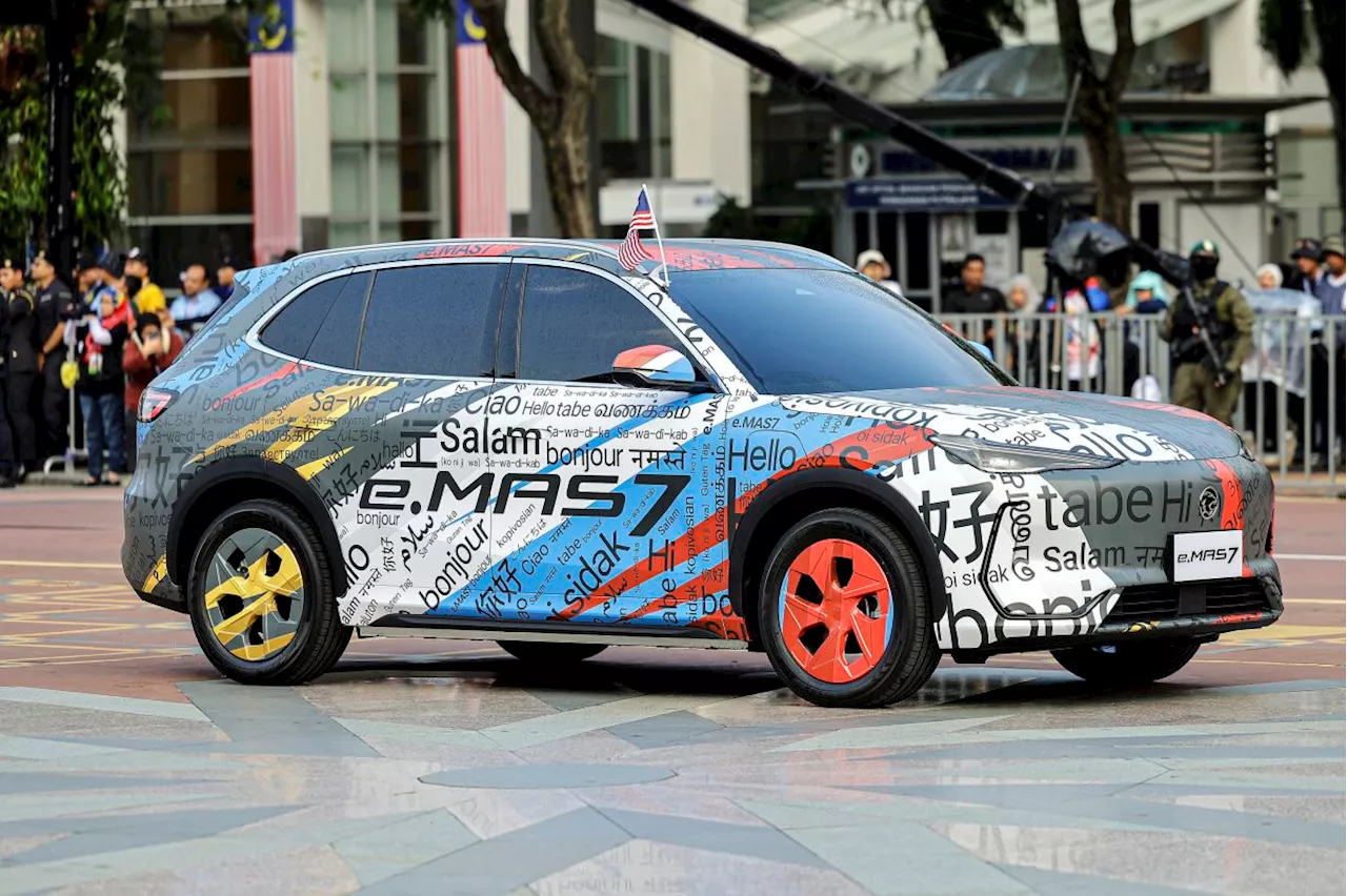 Proton debuts eMas 7, its first EV, at National Day parade