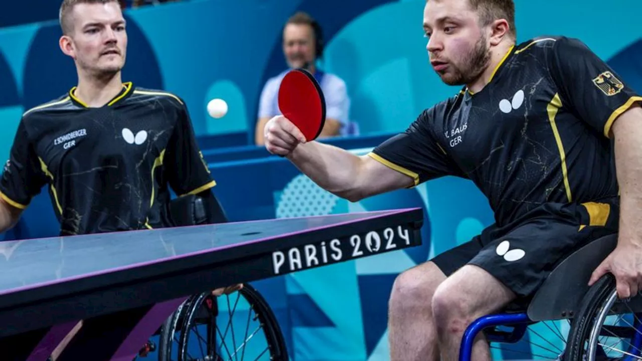 Paralympics in Paris: Silber für Tischtennis-Doppel - Hausberger holt Bronze