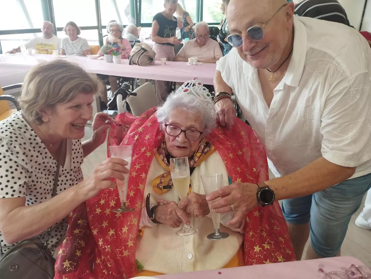 Bidart : l’Ehpad Ramuntcho a fêté les 105 ans de sa doyenne, Benicia Lopez