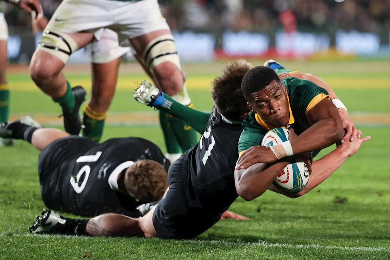 Rugby Championship : les Springboks renversent les All Blacks dans le dernier quart d’heure