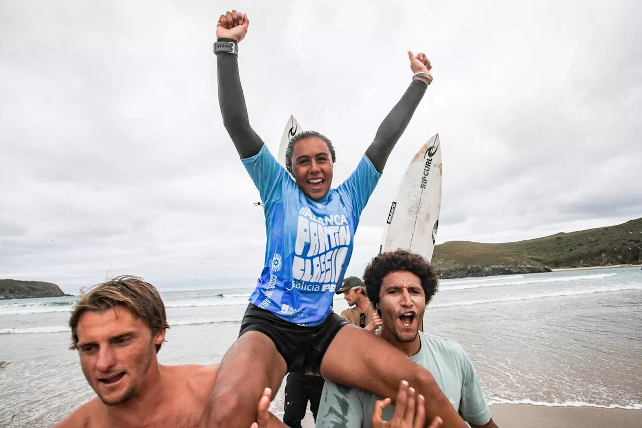 Surf : à toujours 13 ans, Tya Zebrowski signe à Pantín sa deuxième victoire QS… trois semaines après la première !