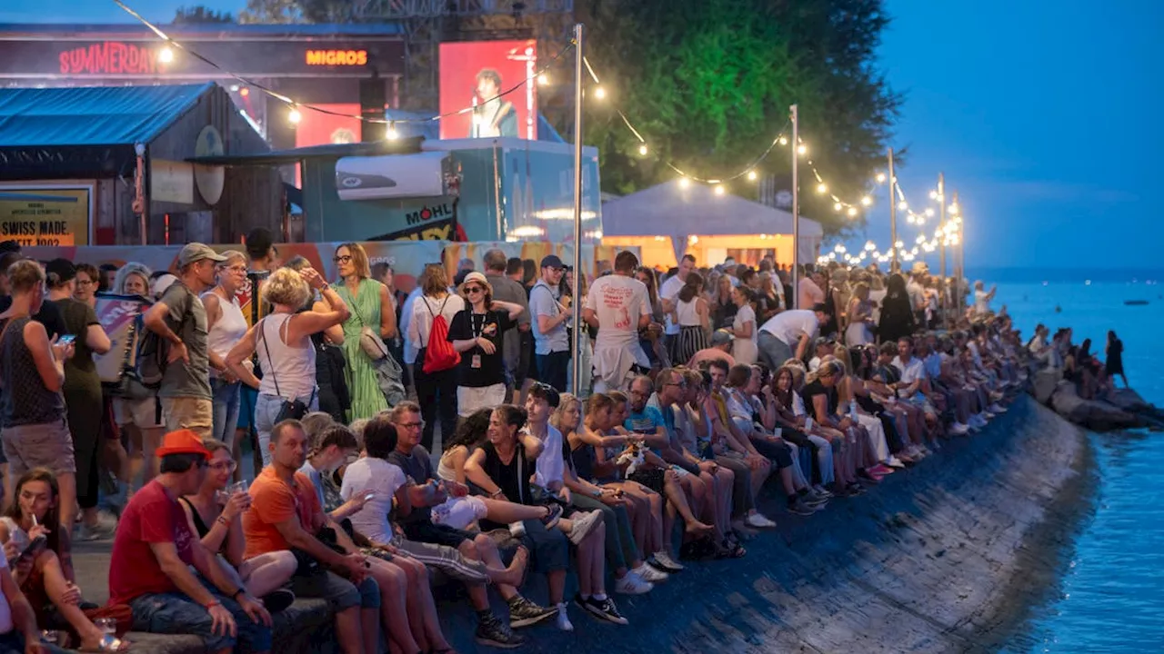 «Schöner Sommerabend am See»: So war der erste Abend am Arboner Summerdays-Festival