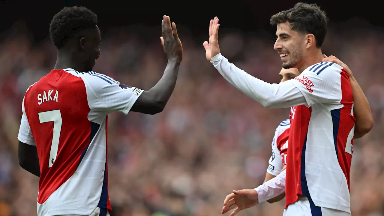 Bukayo Saka joins elite Arsenal club alongside Thierry Henry with role in Kai Havertz goal...