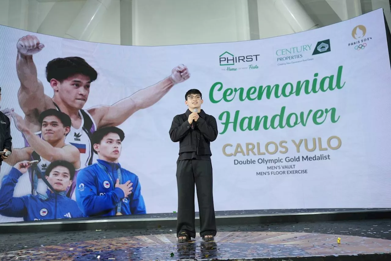 CPG, PHirst honor Olympic champ Carlos Yulo with house & lot handover ceremony