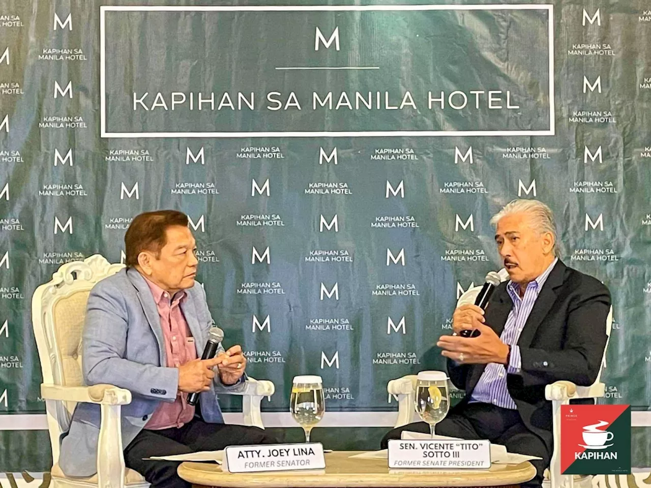 Sotto discusses Senate slate plans and more at Kapihan sa Manila Hotel