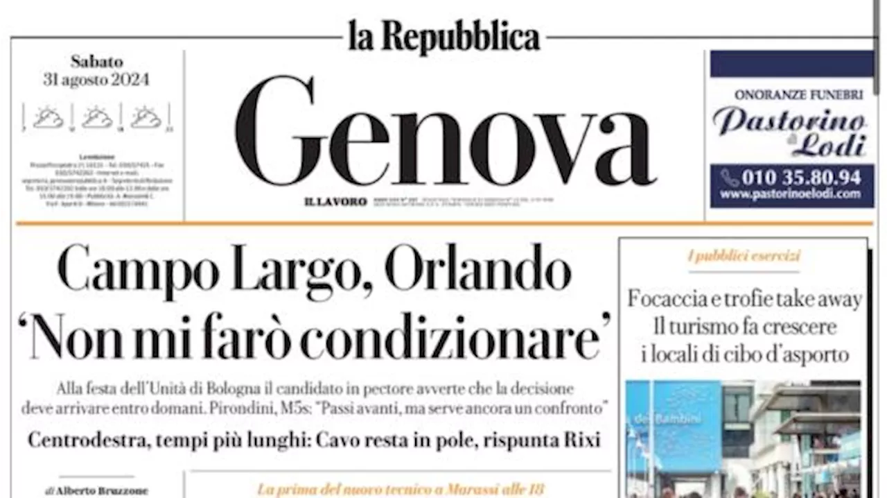 La Repubblica-Genova: 'Samp, parte la rivoluzione Sottil, contro il Bari è subito battaglia'