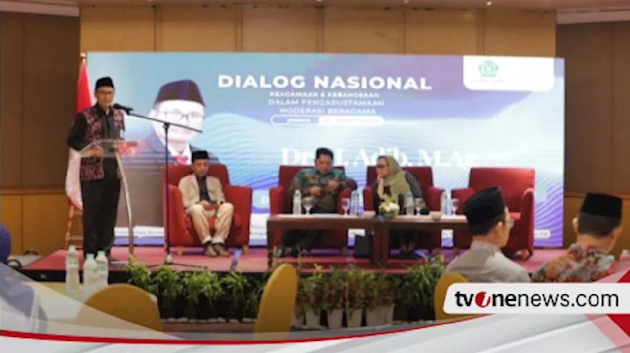 Ada 10 Rekomendasi Dihasilkan dari Dialog Nasional Keagamaan dan Kebangsaan, Kemenag: Demi Pencegahan Konflik