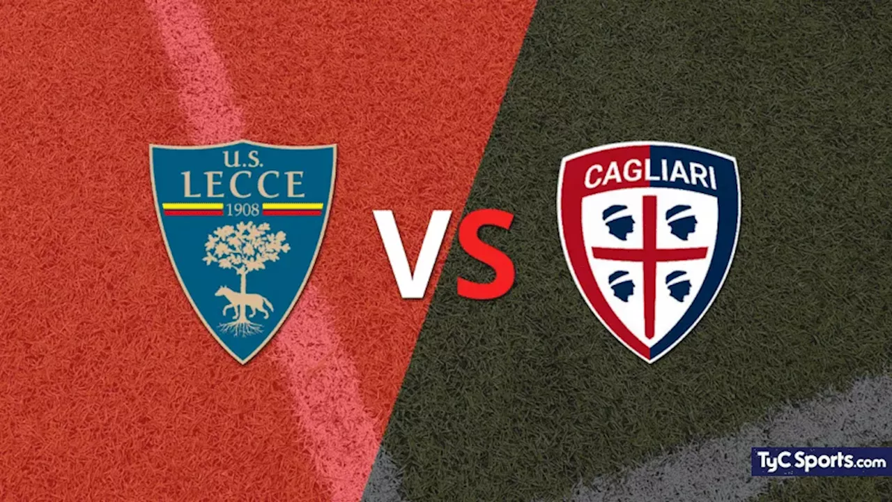 Lecce vs. Cagliari en vivo: seguí el partido minuto a minuto