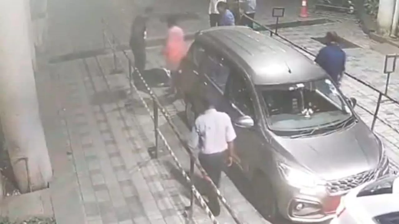 Watch: Mumbai Man Slams Cab Driver On Ground For Bumping Into His Luxury Car