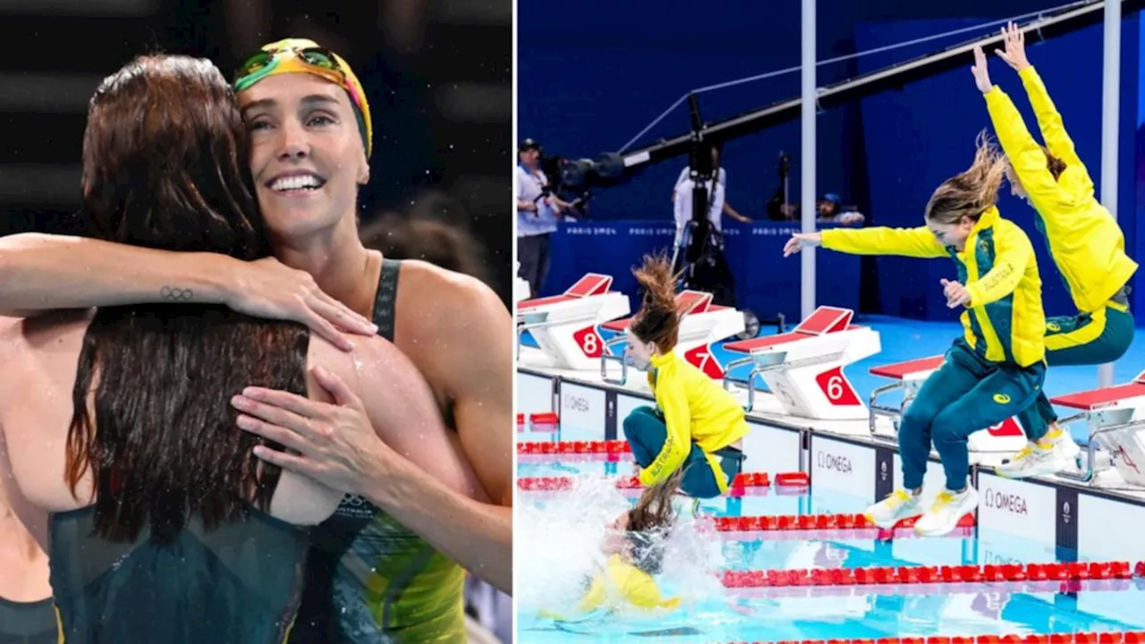 Emma McKeon bids farewell to Olympics with epic final dive after claiming silver medals