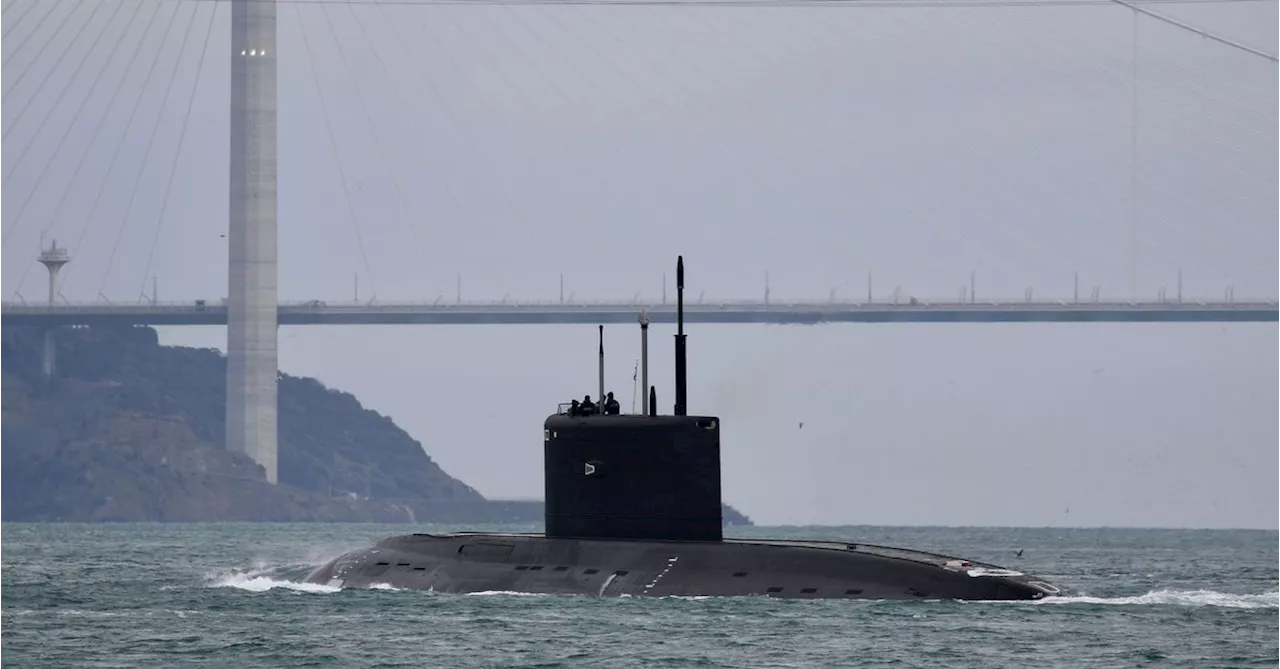 Russian submarine sunk in port, Ukraine claims