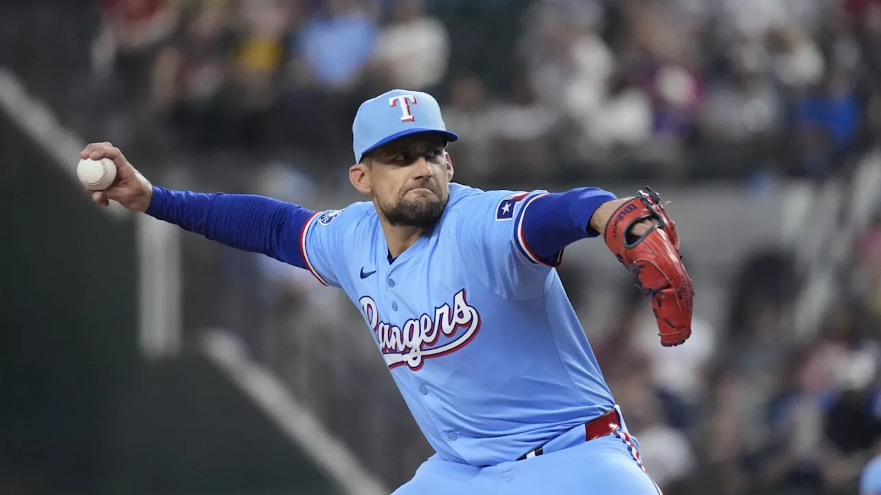 Eovaldi's franchise-record streak without a walk for Rangers ends with first-inning free pass