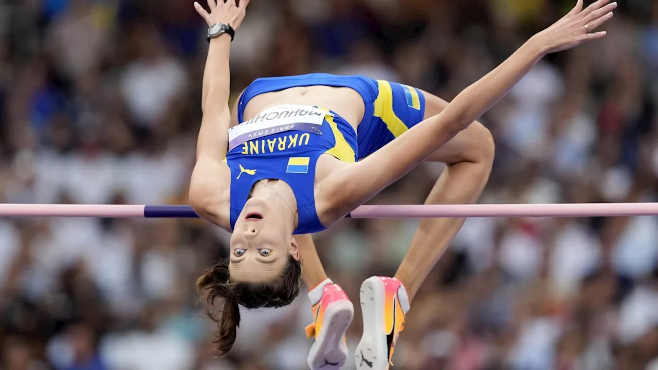 High jumper Yaroslava Mahuchikh wins Ukraine's 1st individual gold of the Paris Olympics