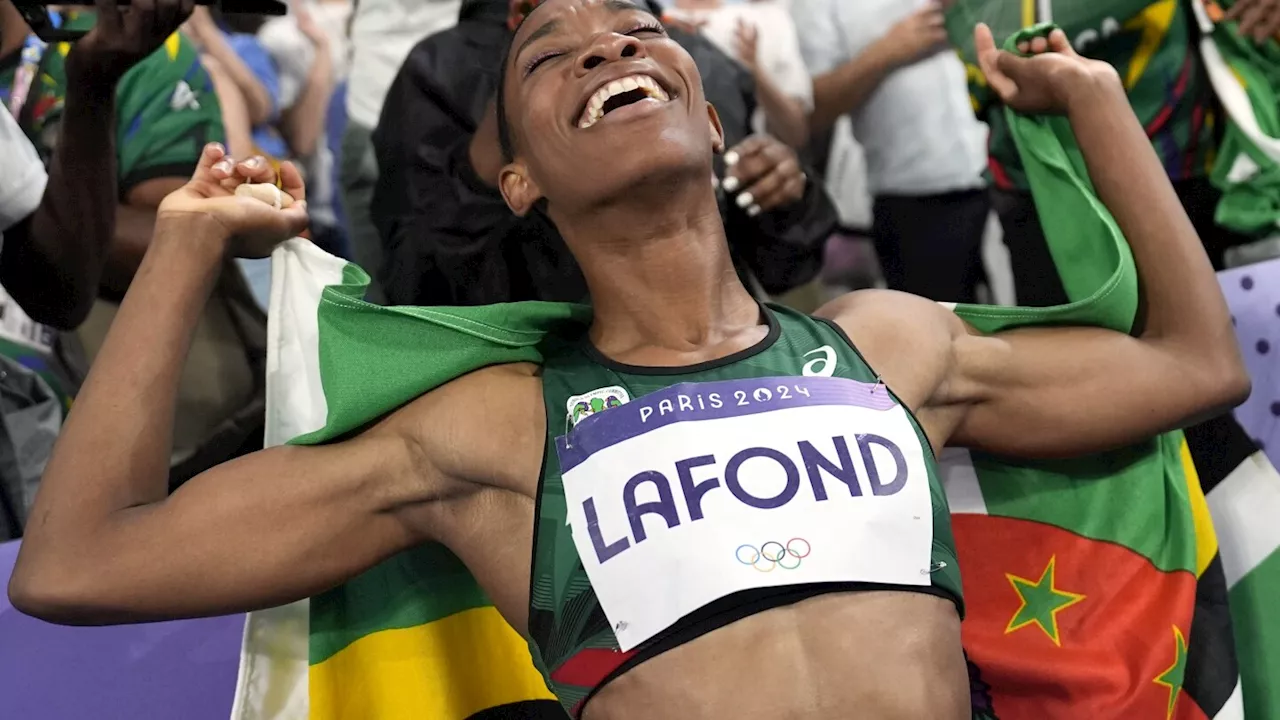 Triple jumper Thea LaFond wins Dominica's first Olympic medal