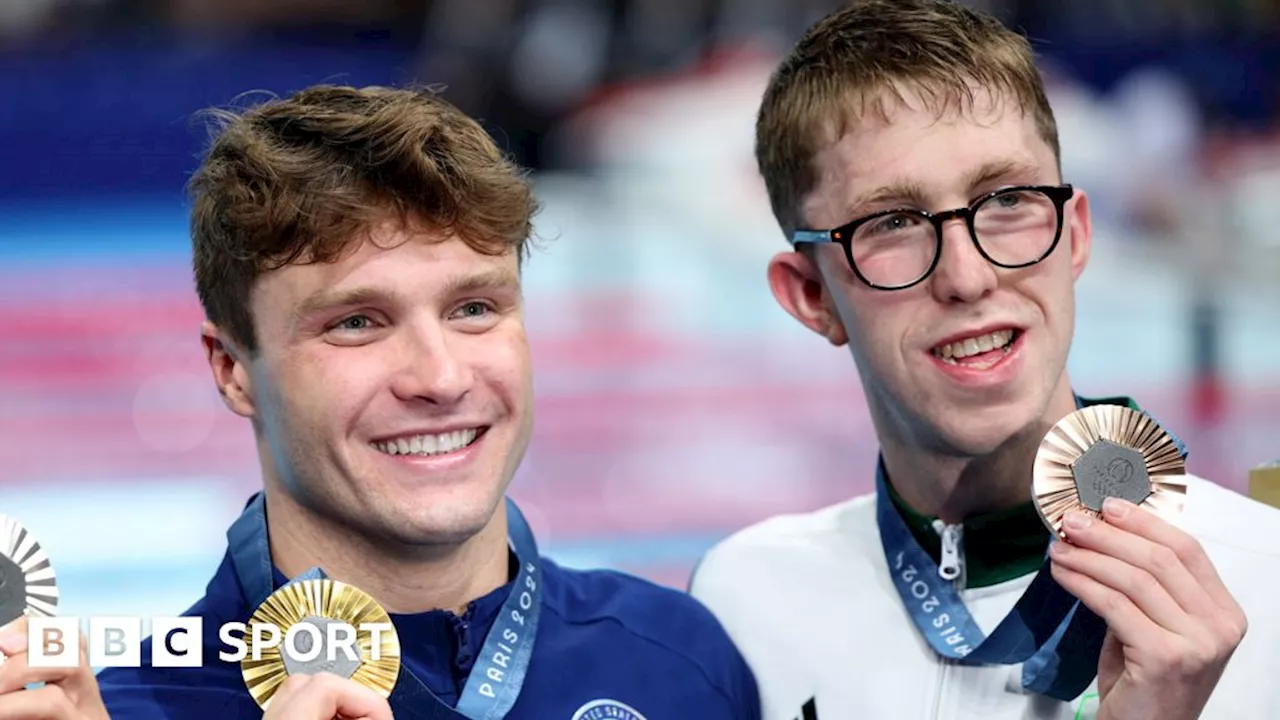 Olympics swimming: Daniel Wiffen third in 1500m final for second medal