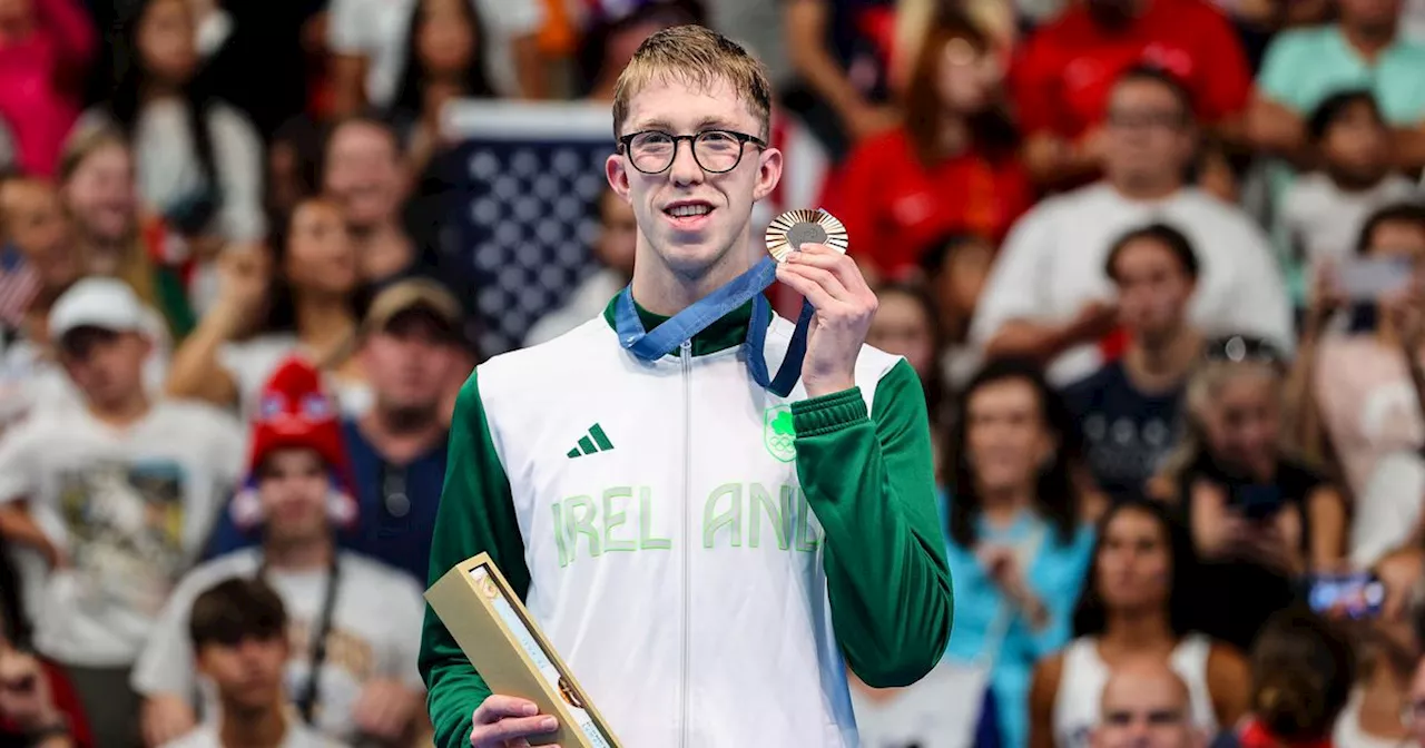 'Emotional' Daniel Wiffen wins bronze to claim second medal at Paris Olympics