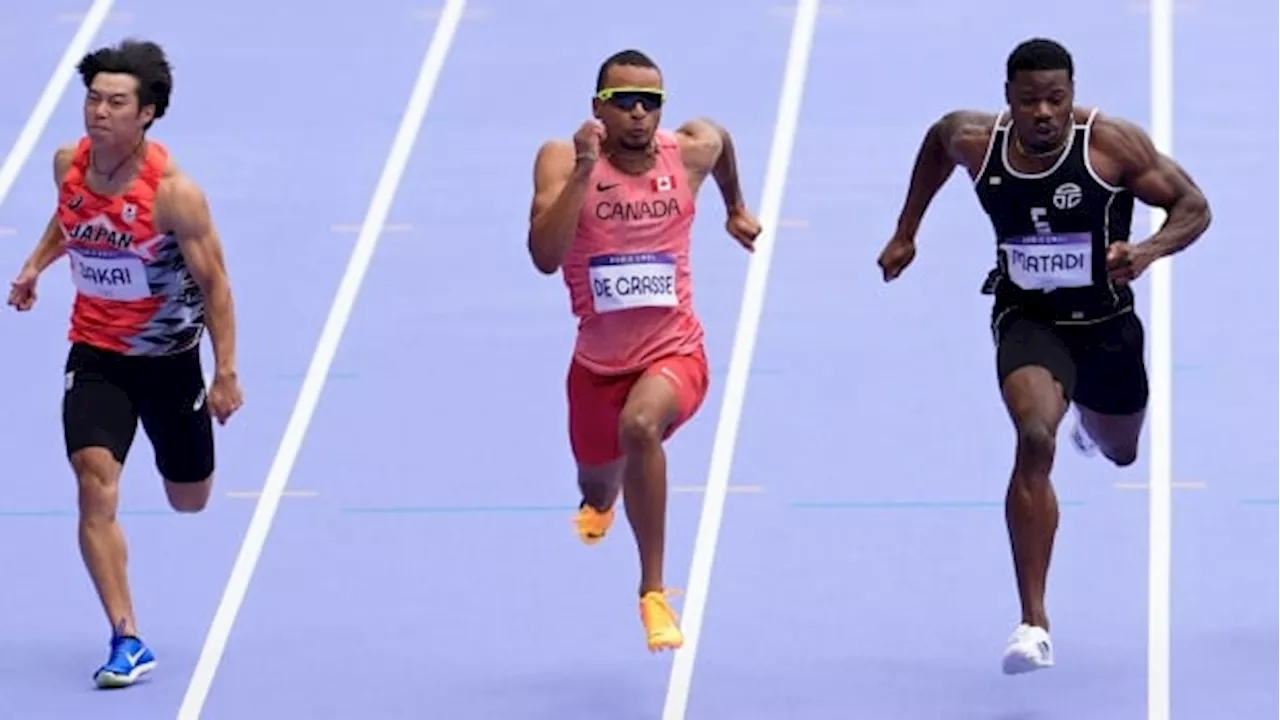 Watch Canada's Andre De Grasse race in men's 100m semifinal