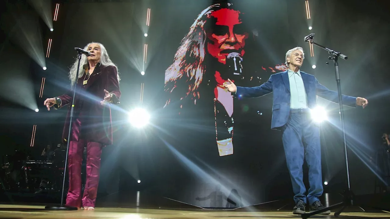 Famosos vão à estreia de turnê de Caetano Veloso e Maria Bethânia; veja fotos