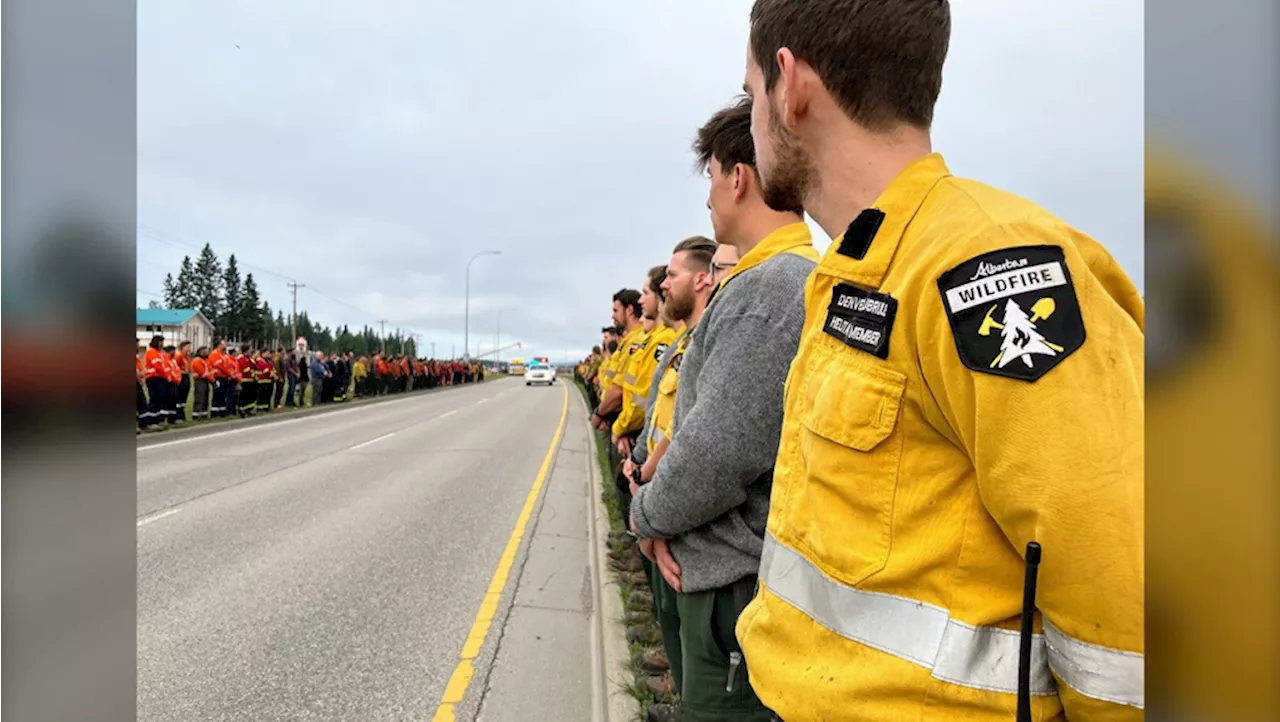 Calgary man dies helping fight fire northeast of Jasper