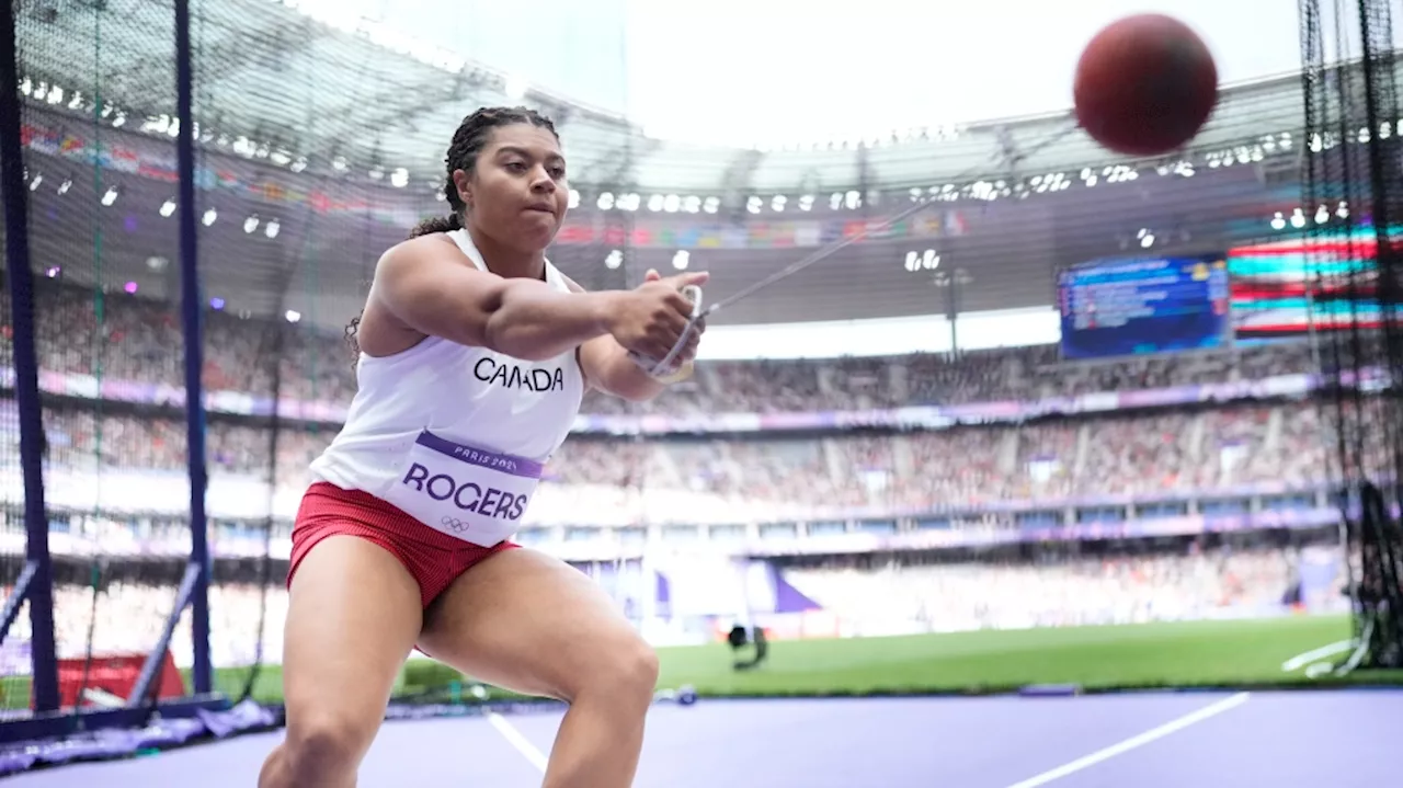 Reigning world champion Camryn Rogers advances to Olympic women's hammer throw final