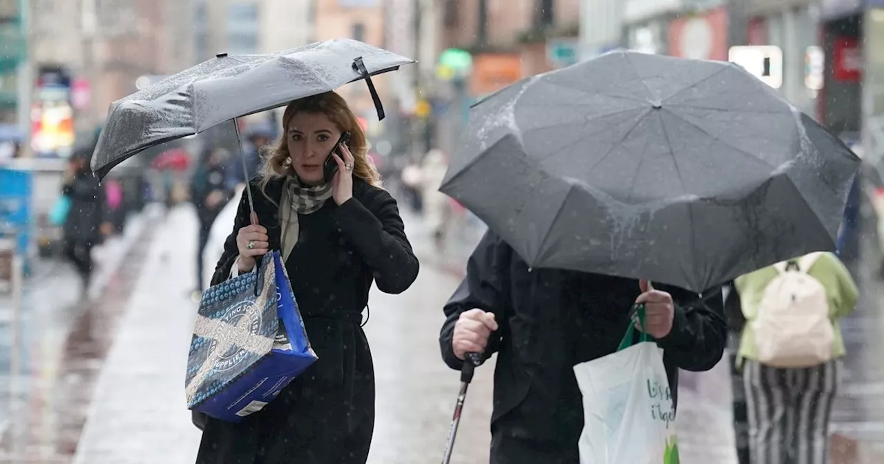 Exact time heavy rain set to hit Scotland as Met Office updates weather warning