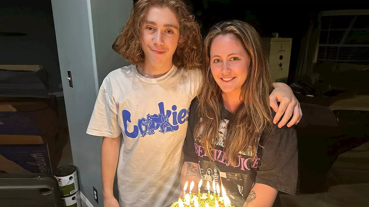 Teen Mom star Jenelle Evans' son Jace towers over his mom as she celebrates his 15th birthday: 'How...