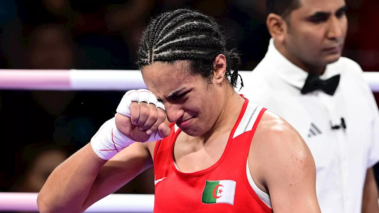 Olympics gender row boxer Imane Khelif bursts in tears and declares 'I am a woman'