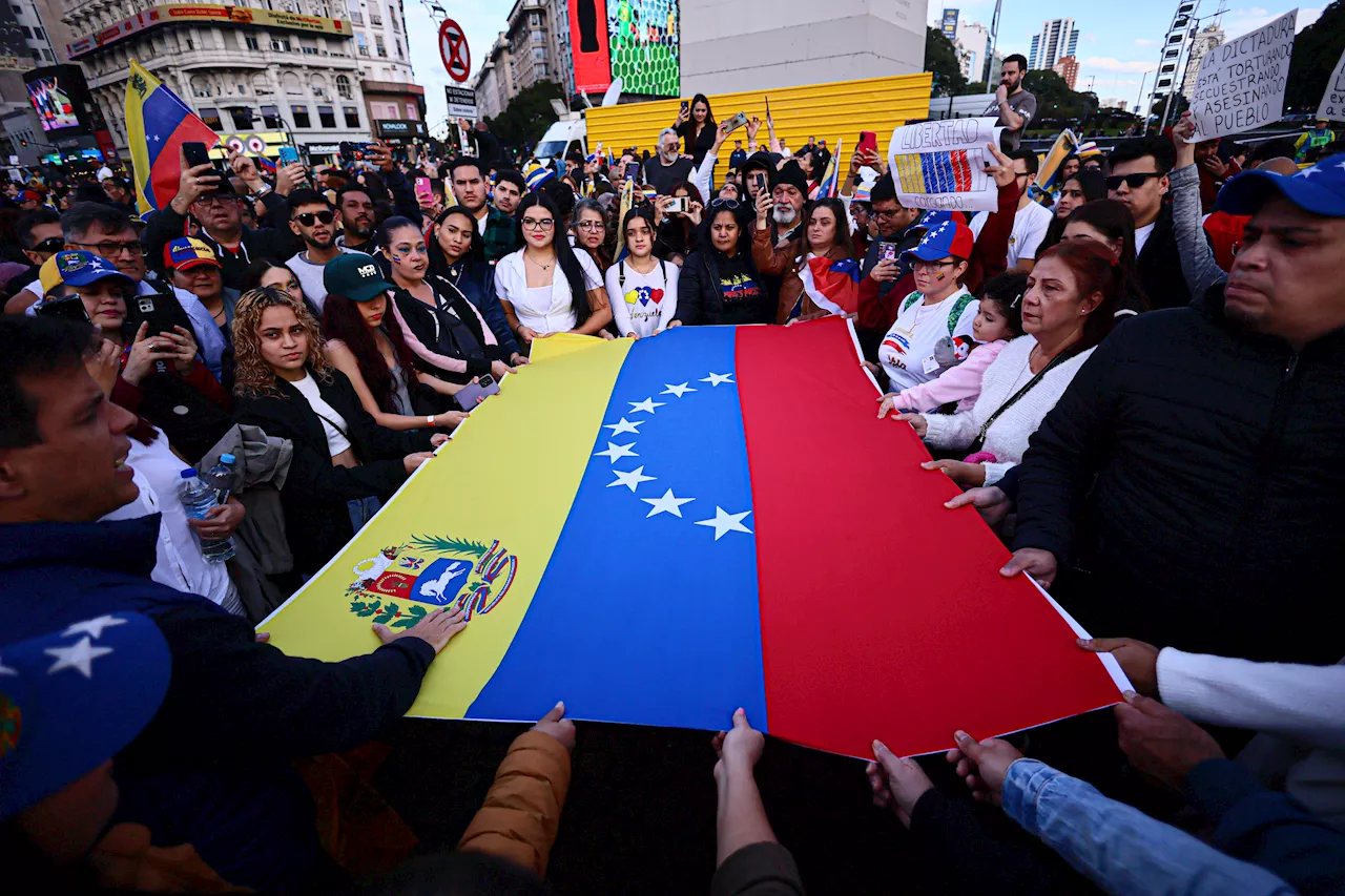 Venezolanos protestan en América y España