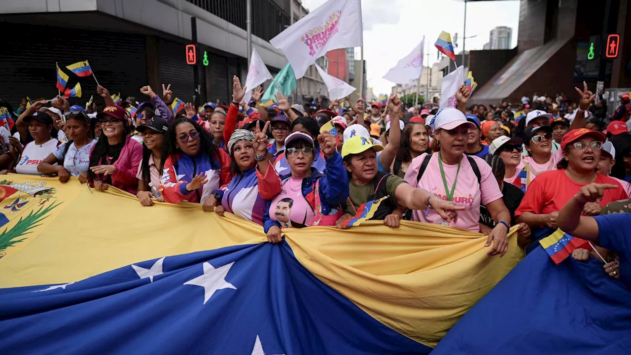 Venezuela, en las calles: Machado reaparece en una protesta y el chavismo moviliza a sus bases