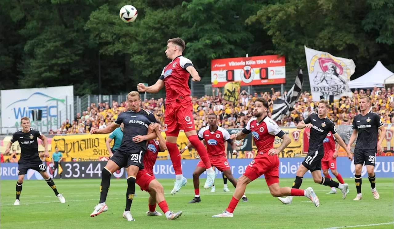 Pleite gegen Dresden: Viktoria Köln verpatzt Drittliga-Start