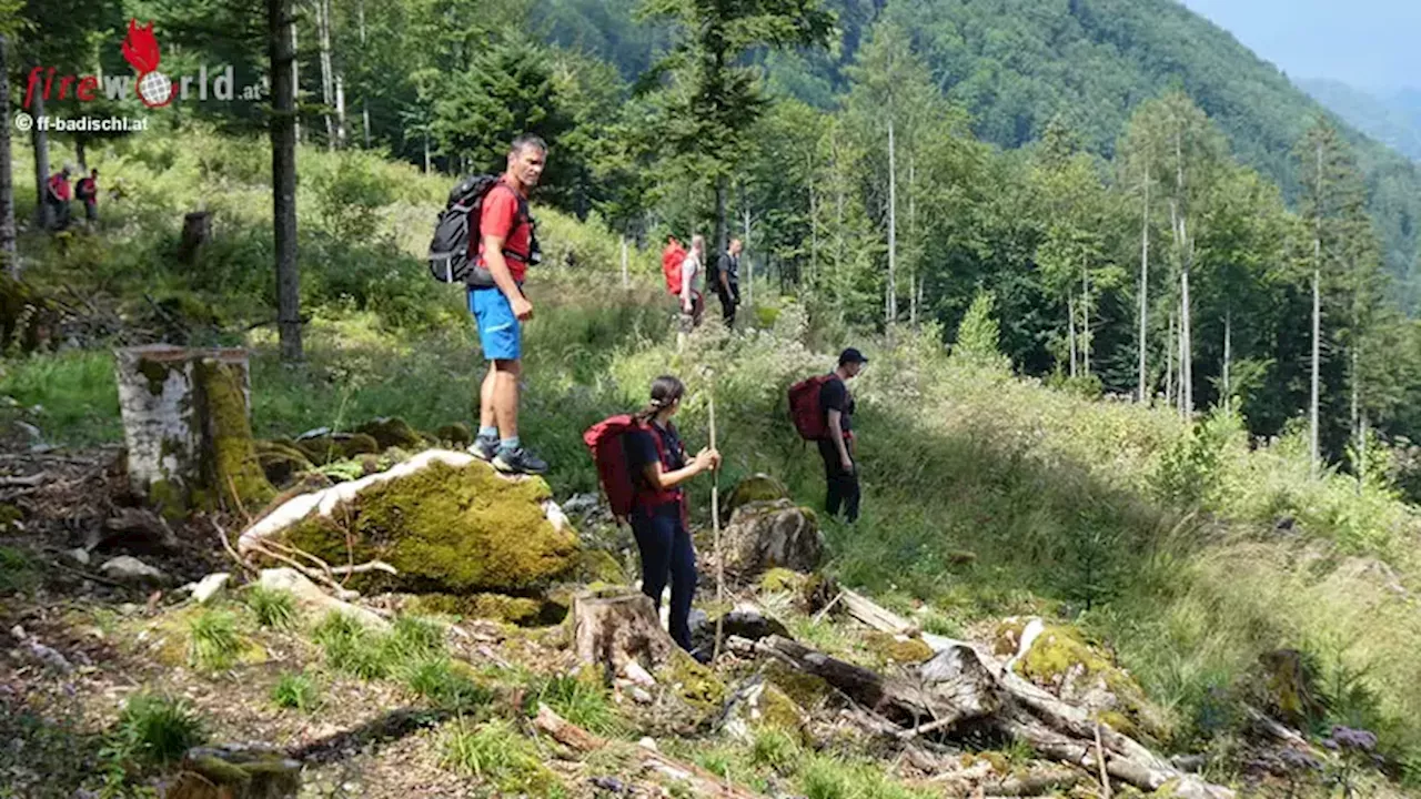 Oö: Gemeinschaftsbericht von Bergrettung und Feuerwehr nach Personensuche auf der Katrin Anfang August 2024