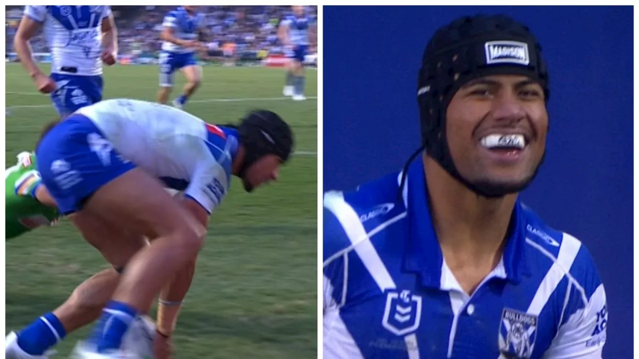 LIVE NRL: Crichton stuns with epic solo try as Dogs kick clear against Raiders