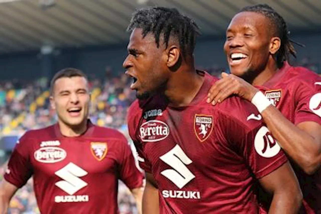 Duván Zapata hizo un impecable gol en amistoso con Torino