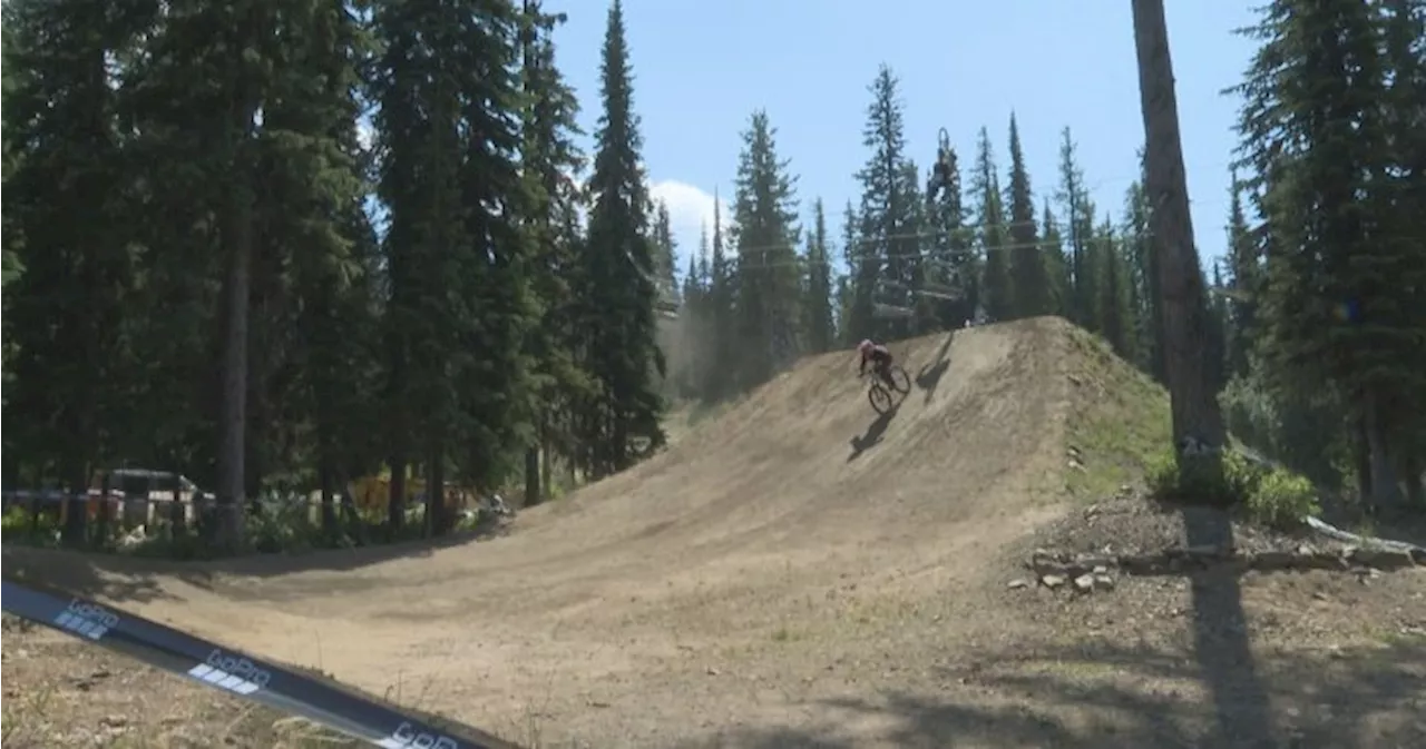 Top mountain bikers take on SilverStar bike track