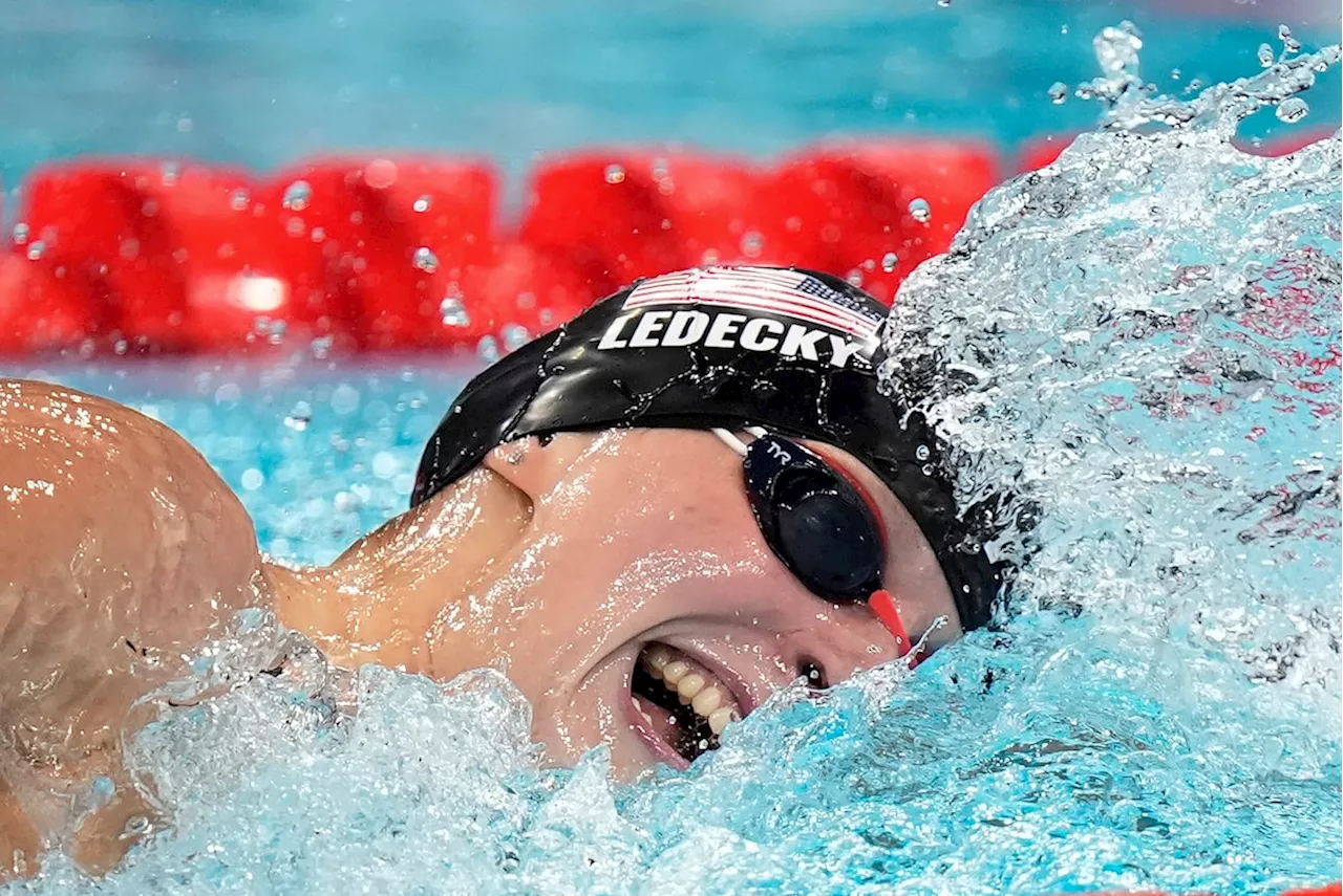 Paris Olympics: Katie Ledecky swims into history with 800 freestyle victory at the Paris Olympics