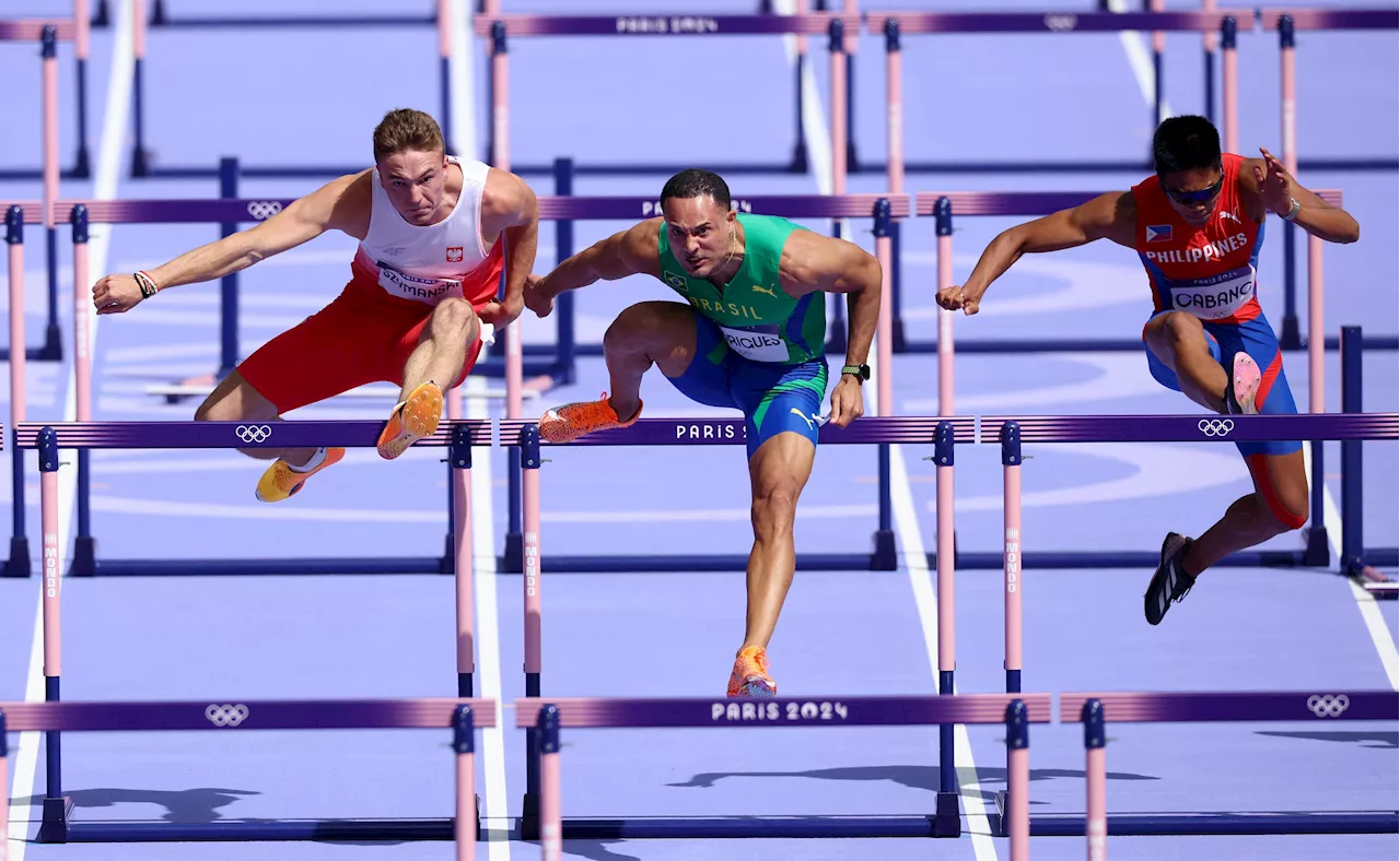 John Cabang Tolentino moves to repechage round after 110m hurdles heats in Paris Olympics