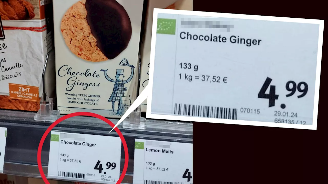 – 1 Kilo Supermarkt-Kekse kostet fast 38 Euro