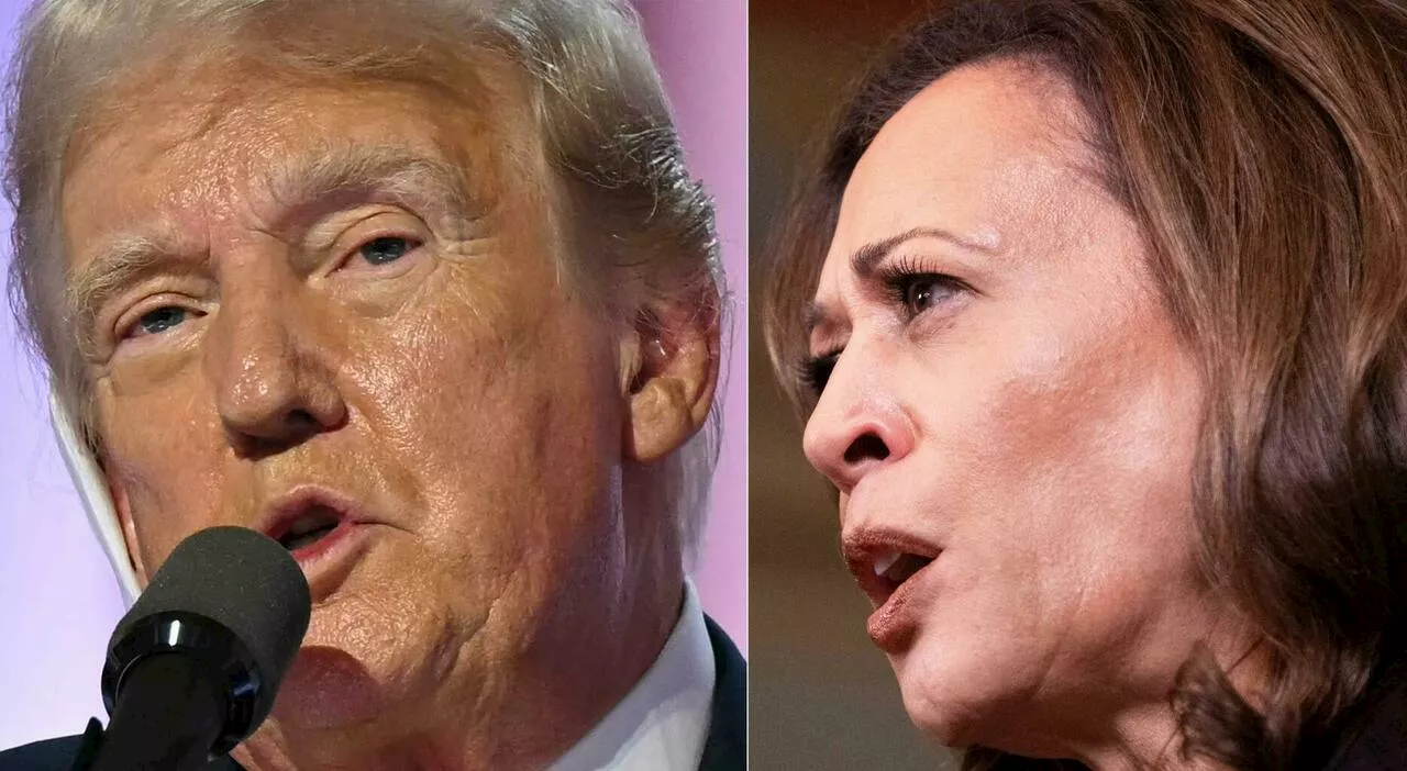 Sondaggi Usa, Kamala Harris avanti a Donald Trump: + 1%. Negli Stati in bilico è testa a testa