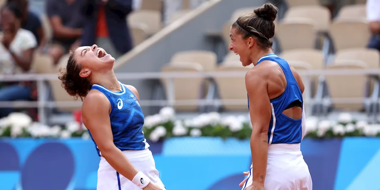 Sara Errani e Jasmine Paolini hanno vinto l’oro olimpico nel tennis