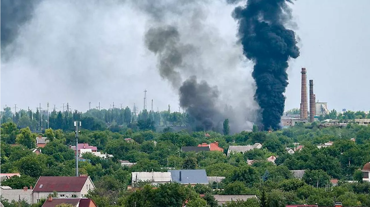 ВСУ выпустили по Луганску 12 ракет западного производства