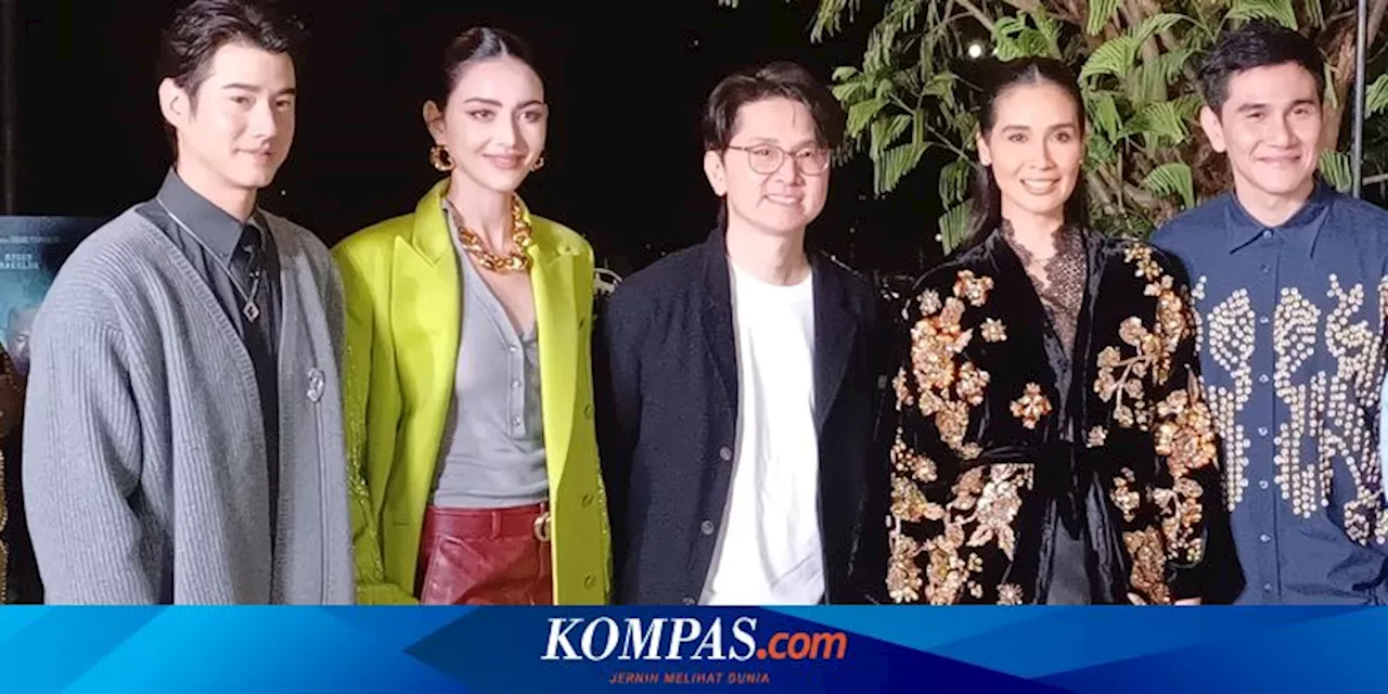 5 Momen Seru Saat Mario Maurer dan Davika Hoorne Dukung Film Kang Mak from Pee Mak