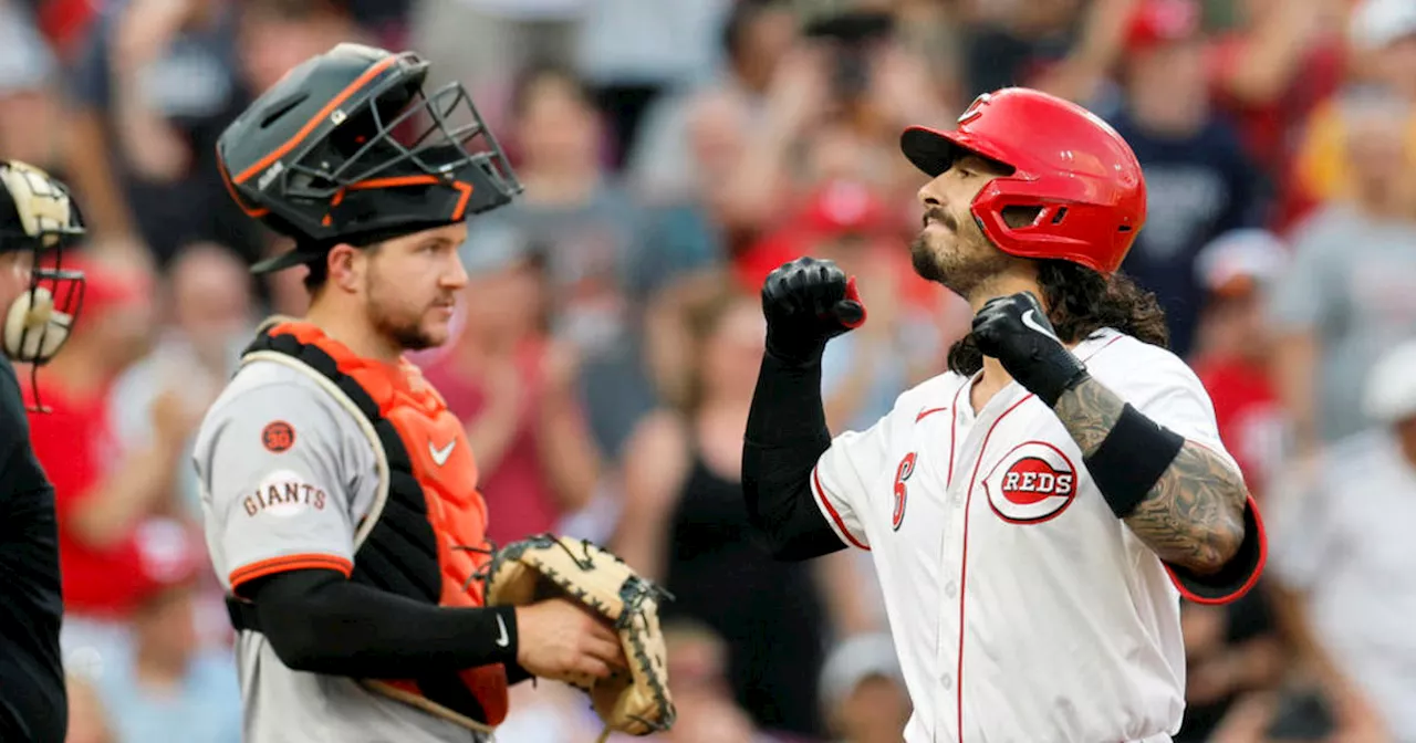 Reds beat Giants 6-4 a day after being no-hit