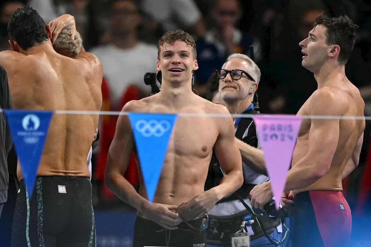 JO: les Bleus en bronze du 4x100 m quatre nages remporté par les Chinois