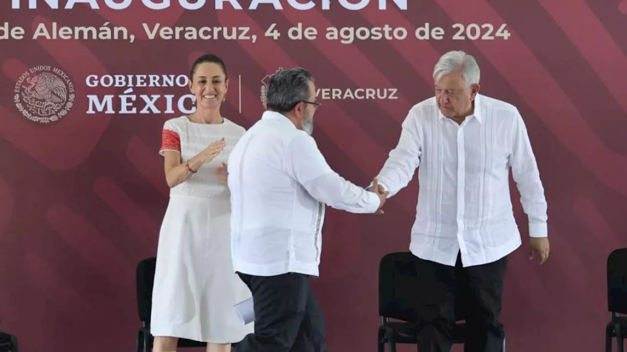 AMLO y Sheinbaum celebran inauguración del tramo final de la carretera Minatitlán–Hidalgotitlán