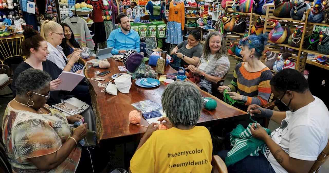 Finding community, laughter and emotional support chickens at a knitting store in Inglewood