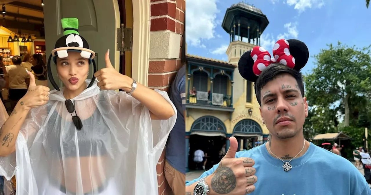 Emilia y Duki se fueron a Disney: los divertidos videos y un mensaje súper romántico