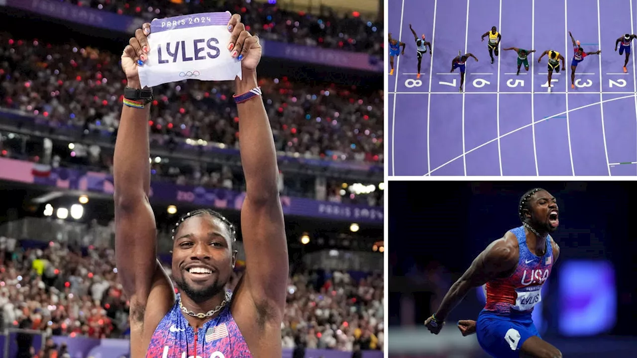 American Noah Lyles wins Olympic 100 metre gold in closest final in living memory